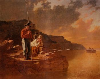 喬治 迦勒賓 賓漢姆 Fishing on the Mississippi